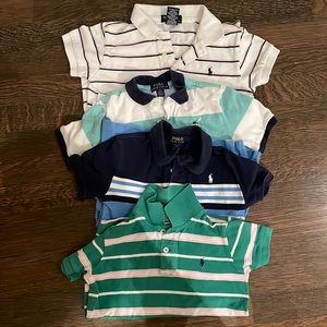 Lot of 4 boys Ralph Lauren polo shirts